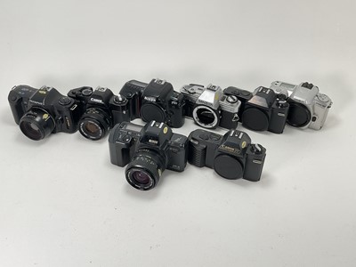 Lot 548 - A Mixed Selection of 35mm SLR Cameras