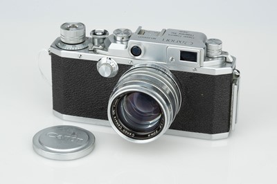 Lot 436 - A Canon IIIA Rangefinder Camera