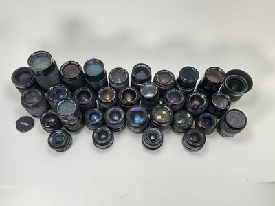 Lot 787 - A Large Selection of Mixed Photographic Lenses