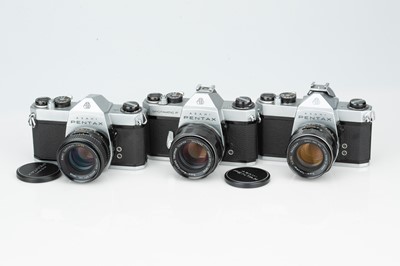 Lot 480 - Three Pentax SLR Cameras