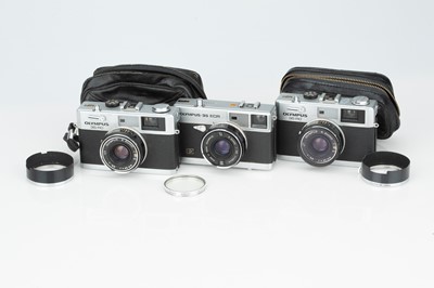 Lot 459 - Three Olympus Rangefinder Cameras