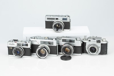 Lot 566 - A Collection of Minolta Rangefinder Cameras