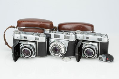 Lot 554 - Two Kodak Retina IIIc Rangefinder Cameras