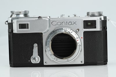 Lot 458 - A Zeiss Ikon Contax II Rangefinder Camera