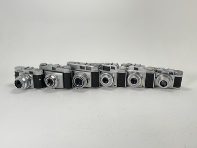 Lot 556 - A Selection of Six 35mm Cameras