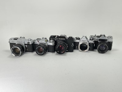 Lot 557 - A Selection of 35mm SLR Cameras