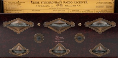Lot 116 - Grebe Synchrophase Radio Reciever