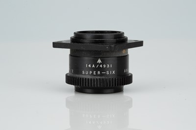 Lot 796 - A Dallmeyer Super-Six 1 1/2” f/2 Lens