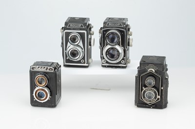 Lot 624 - A Selection of Four Medium Format TLR Cameras