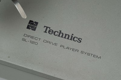 Lot 106 - A Technics SL-120 Direct Drive Turn Table