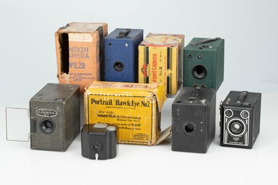 Lot 749 - A Mixed Selection of Box Type Cameras