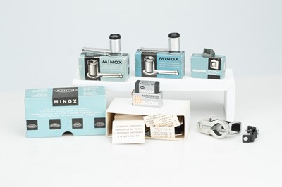 Lot 596 - A Selection of Minox Camera Accessories