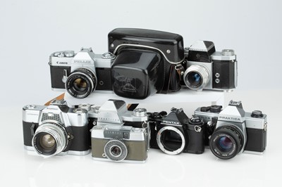 Lot 521 - A Mixed Selection of 35mm Cameras