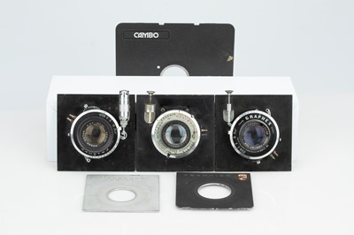 Lot 698 - Three Large Format Lenses in Boards