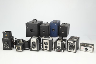 Lot 743 - A Selection of 11 Box-Form Cameras