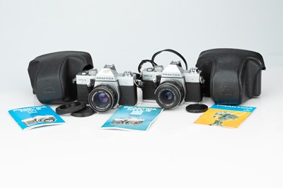 Lot 545 - Two Praktica MTL 3 35mm SLR Cameras