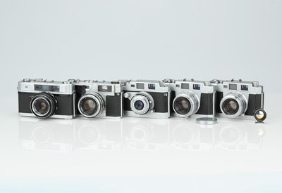 Lot 536 - A Selection of Various Rangefinder Cameras