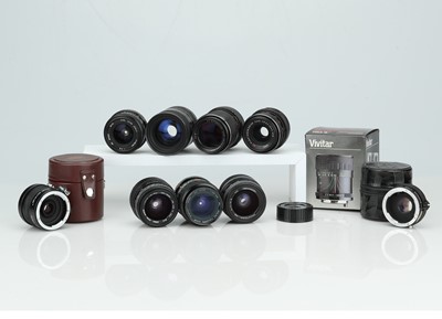 Lot 792 - A Selection of Various Lenses