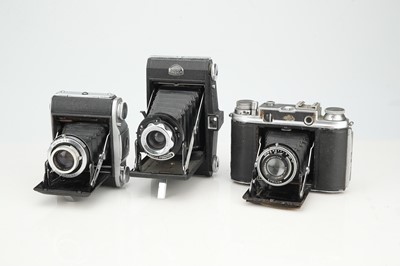 Lot 734 - A Selection of Three Ensign Folding Cameras