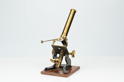 Lot 232 - Two Brass Microscopes