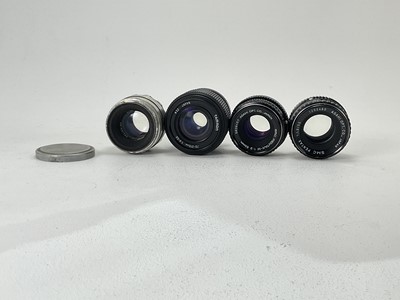 Lot 818 - A selection of Photographic Lenses