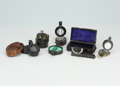 Lot 187 - A Collection of Compasses and other instruments