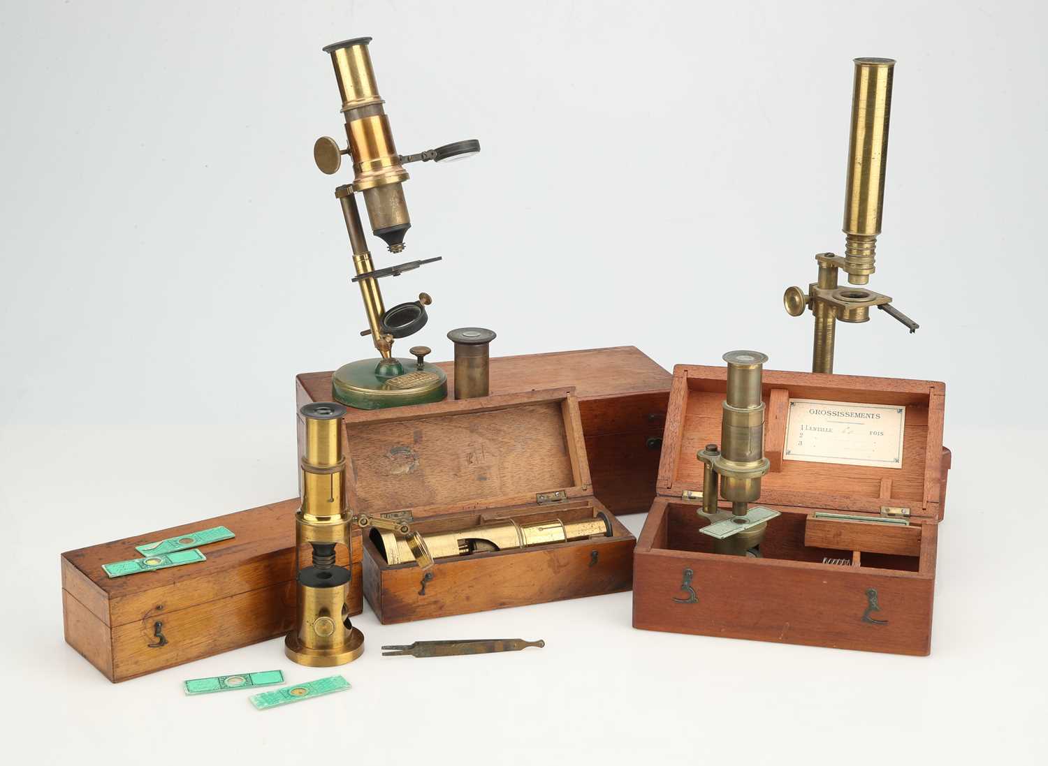 Lot 225 - Collection of Microscopes