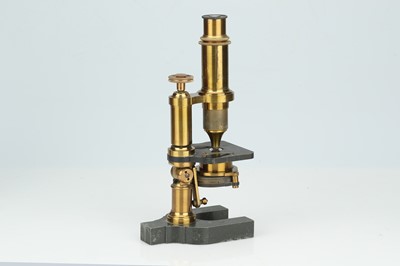 Lot 222 - Two Brass Microscopes