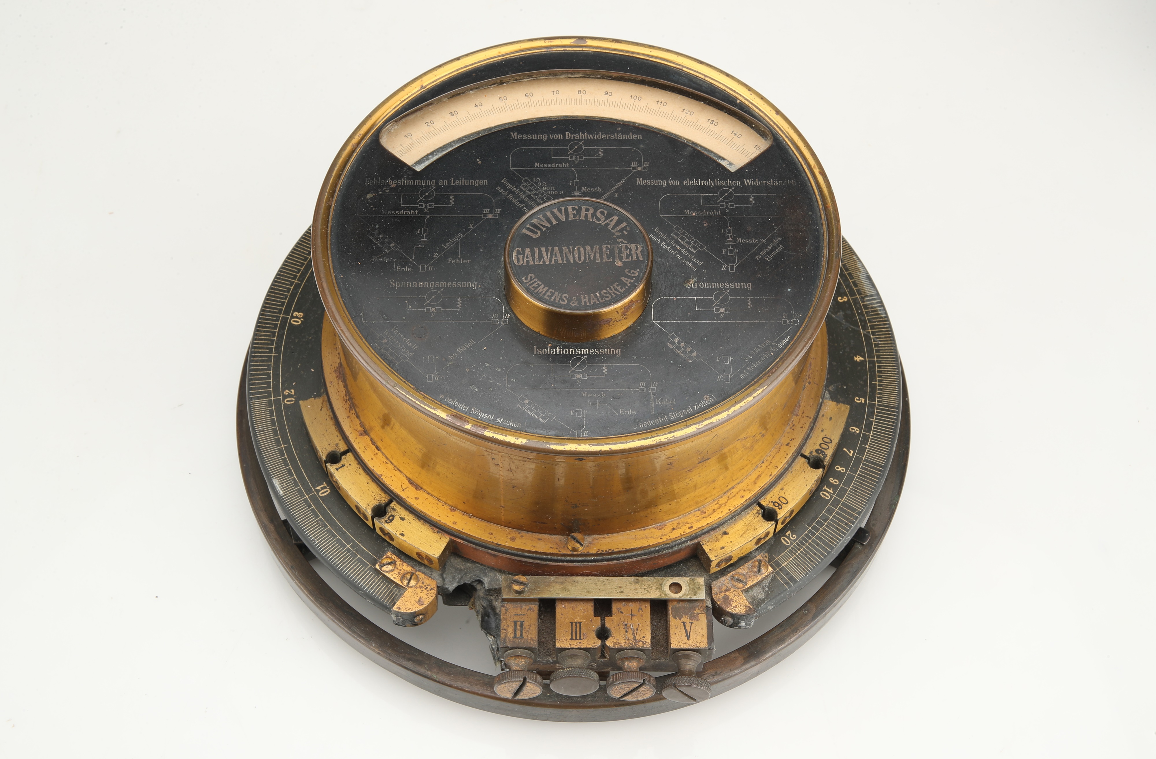 Lot 192 - Two Brass Galvanometers,