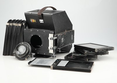 Lot 711 - A Reckmeier & Schunemann 'One Shot' 5 x 7" Three Colour Camera