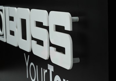 Lot 127 - Original Boss Audio Advertising sign