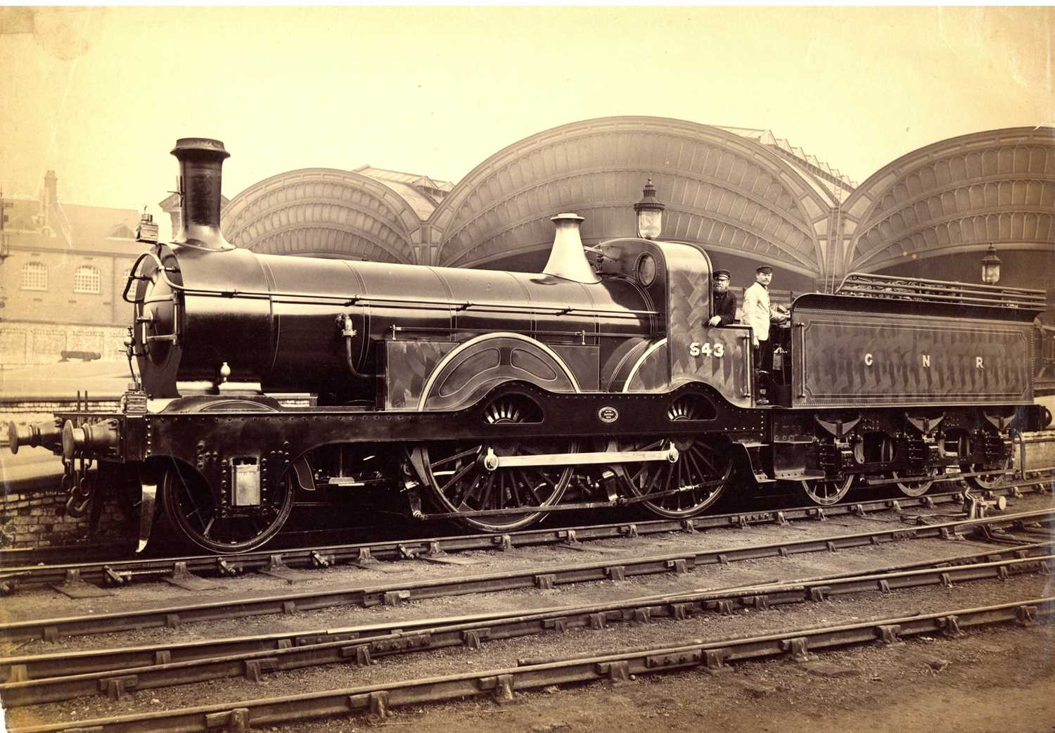 Lot 346 - Victorian Photographs of Railway Engines