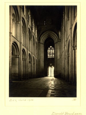 Lot 291 - DONALD BRUNT A.R.P.S. Photographs of Ely Cathedral