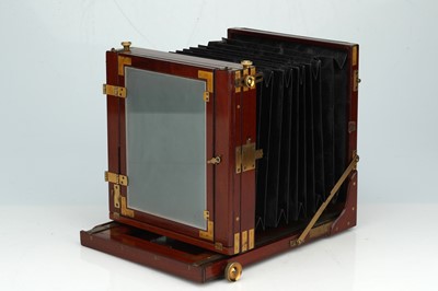 Lot 848 - A W. Watson & Sons Whole Plate Mahogany Field Camera