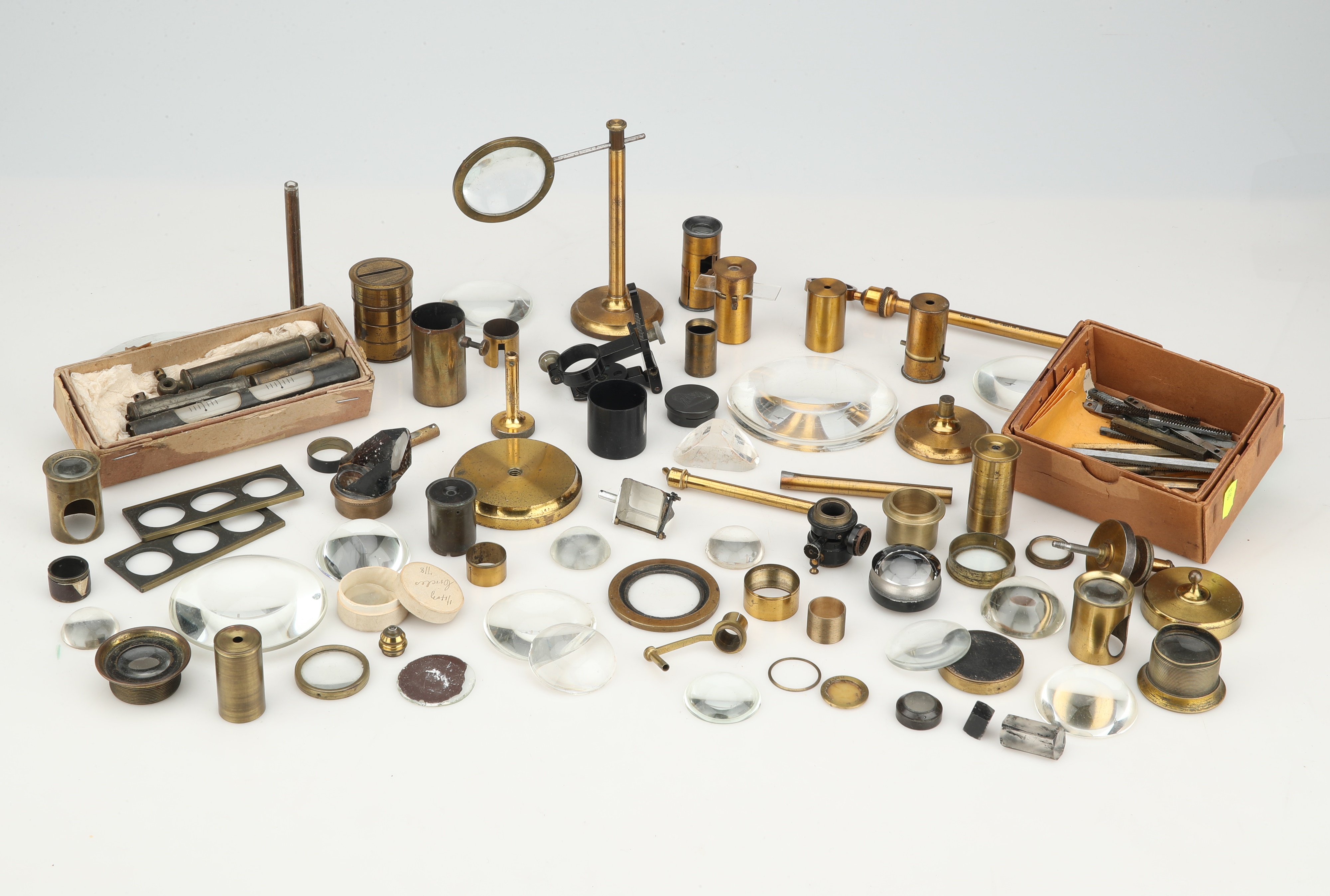 Lot 249 A Large collection of Microscope Parts