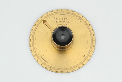 Lot 241 - A Rare R & J Beck Goniometer Eyepiece