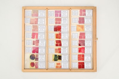 Lot 238 - Large Cabinet of 500 Microscope Slides by Ernie Ives
