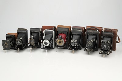 Lot 654 - A Selection of Folding Cameras