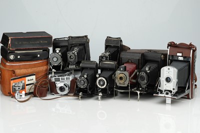 Lot 651 - A Selection of Folding Cameras & Accessories