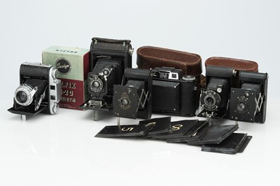 Lot 652 - A Selection of Folding Cameras