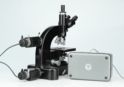 Lot 266 - A Leitz Ortholux Trinocular Microscope