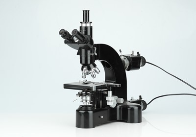 Lot 266 - A Leitz Ortholux Trinocular Microscope