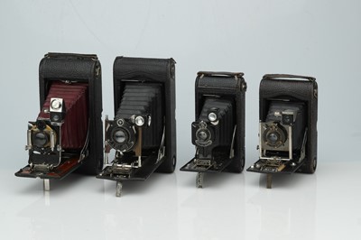 Lot 657 - A Selection of Four Kodak Folding Cameras