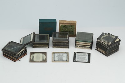 Lot 335 - A Large Selection of Magic Lantern Slides Concerning Hymns