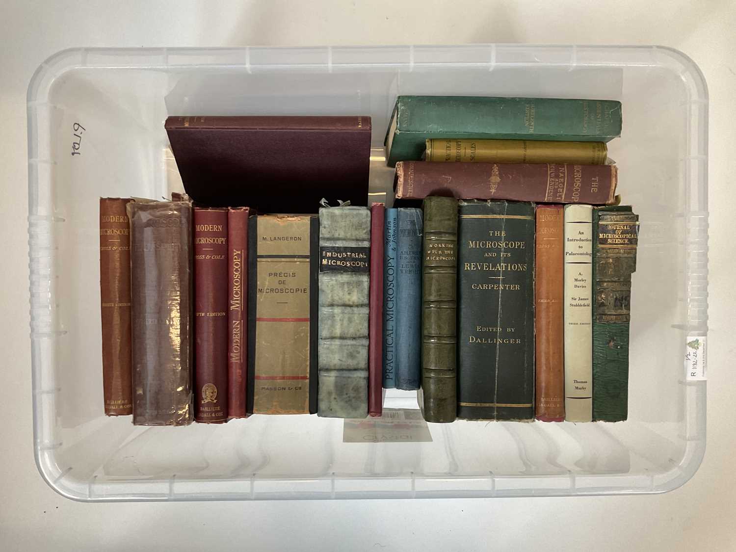 Lot 51 - A Large Collection of Microscope Books,