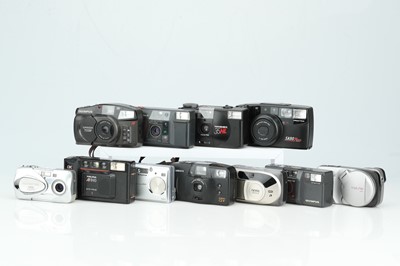 Lot 586 - A Small Selection of Various Compact Cameras