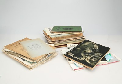 Lot 252 - A Large Collection of Microscope Related Booklets