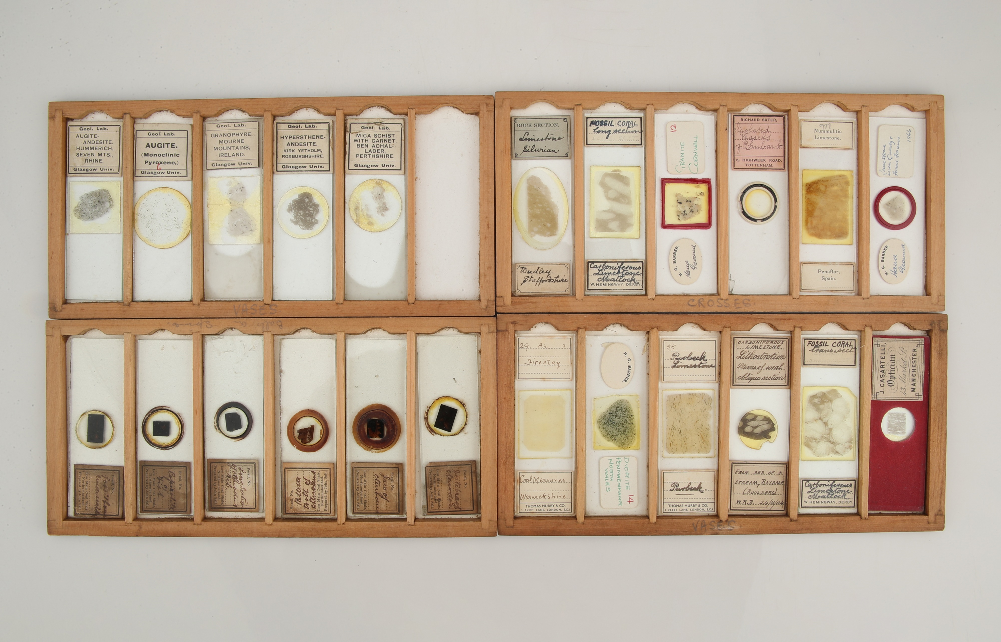 Lot 256 - A Collection of Mineral & Geology Microscope