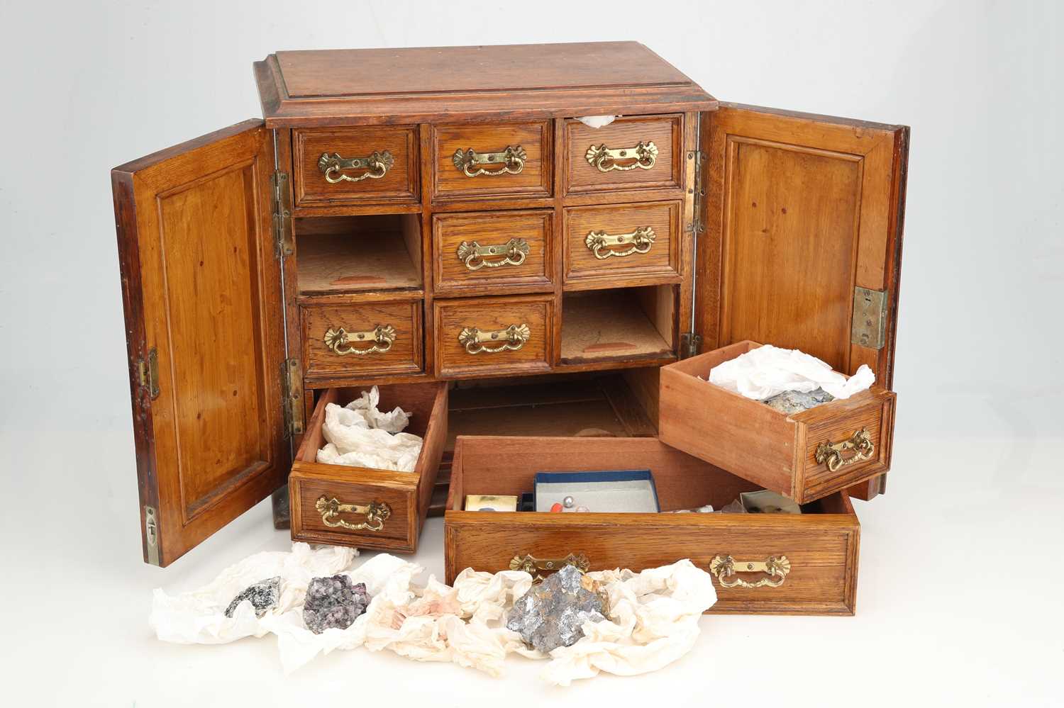 Lot 196 - A Collectors Cabinet of Mineral Specimens