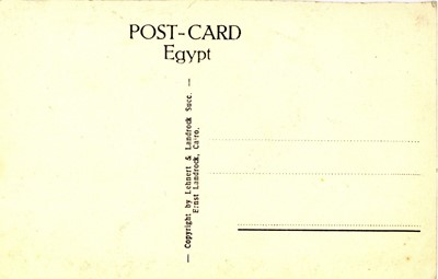 Lot 316 - LEHNERT & LANDROCK,  Egypt Orientalist Postcard Collection